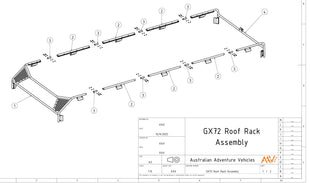 Roof Rack/Scrub Bar Suits GX Motorhome Module Supply Only