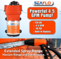 Seaflo Washdown Pump Kit 12v 70Psi