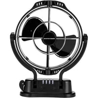 Whitevision / Sirocco  Black Fan 12/24V Fitted To 'B' Pillar Of Crew Cab