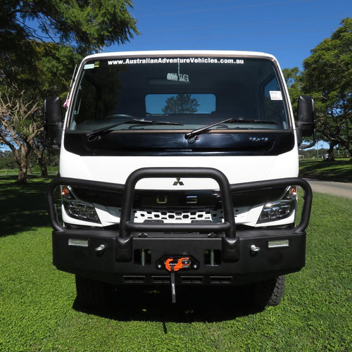 Fuso FGB71 Rated Recovery Nudge Bar #4042 Winch And Low Beam Light Compatib