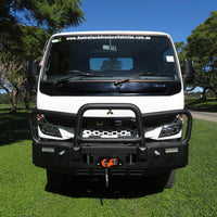 Fuso FGB71 Rated Recovery Nudge Bar #4042 Winch And Low Beam Light Compatib