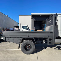 Alloy Tray Suit Fuso DC Mounted On A Sub Frame - Powder Coated