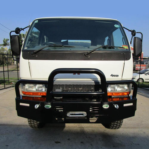 FG637/649 1996-2009 Winch Compatible Bull Bar Ripple Black FITTED