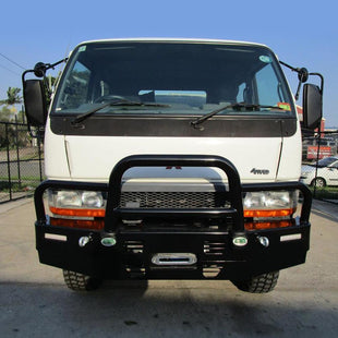 FG637/649 1996-2009 Winch Compatible Bull Bar Ripple Black FITTED