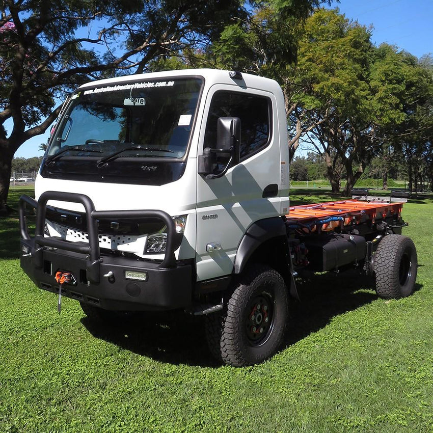 Fuso FGB71 Winch And Low Beam/ Factory Fog Compatible Bull Bar Fitted