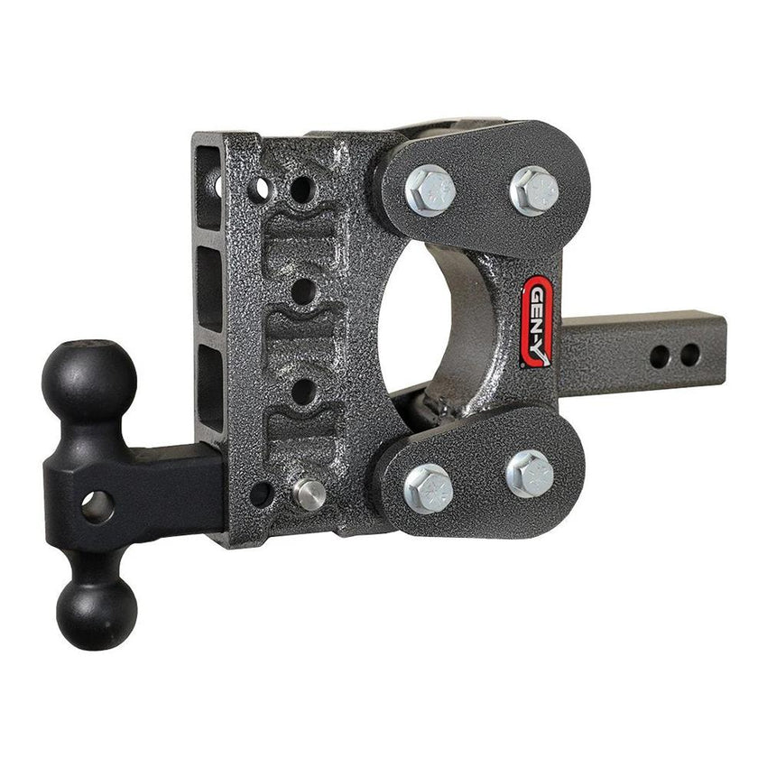 Gen-Y 5" Drop 4500 Kg Torsion-Flex Hitch & Versa-Ball 50&70Mm