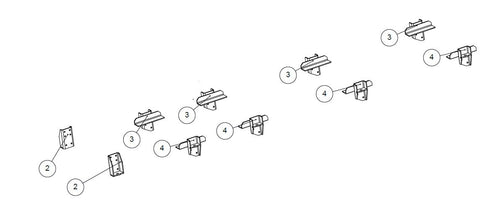 Fuso FGB71 Sc Kinetic Above Chassis Mount Kit (10+70Pcs) Powdercoated