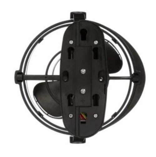 Whitevision / Sirocco  Black Fan 12/24V Fitted To 'B' Pillar Of Crew Cab