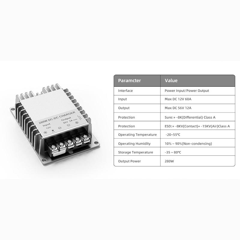 12V/24V To 56V Converter For Starlink gen 3