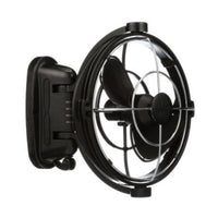 Whitevision / Sirocco  Black Fan 12/24V Fitted To 'B' Pillar Of Crew Cab