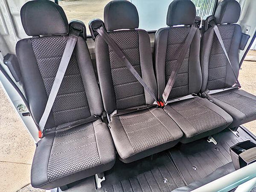 Isuzu Upgraded Four Seat Conversion For Rear, 3 Point Seat Belts Fitted
