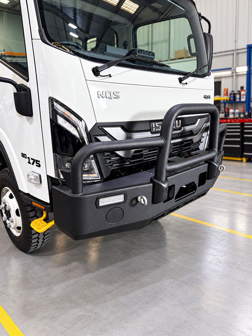 Isuzu 2026 NPS/NQS Rated Recovery Bull Bar 4460 Winch Compatible FITTED