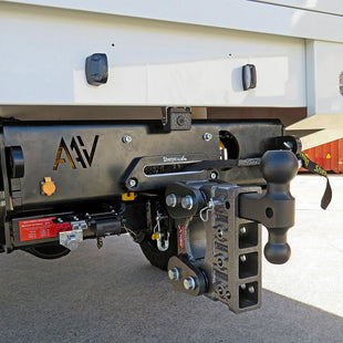 Gen-Y 5" Drop 4500 Kg Torsion-Flex Hitch & Versa-Ball 50&70Mm
