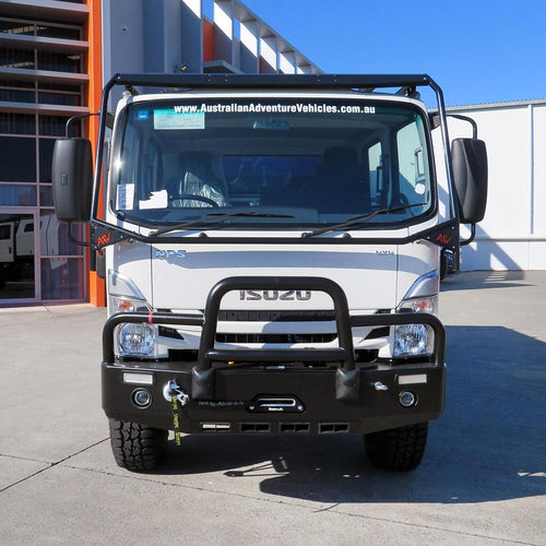 Isuzu NPS Rated Recovery Bull Bar 4460 Winch & Low Beam Compatible Fitted