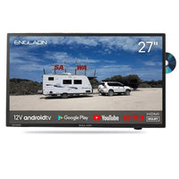 Gxo Englaon 27" Hd Smart 12V Tv With Built In Chromecast Fitted