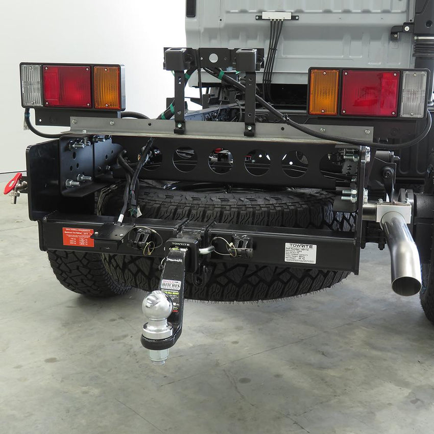 Towbar - Adjustable Ball Mount 370Mm Drop 4500Kg Rated