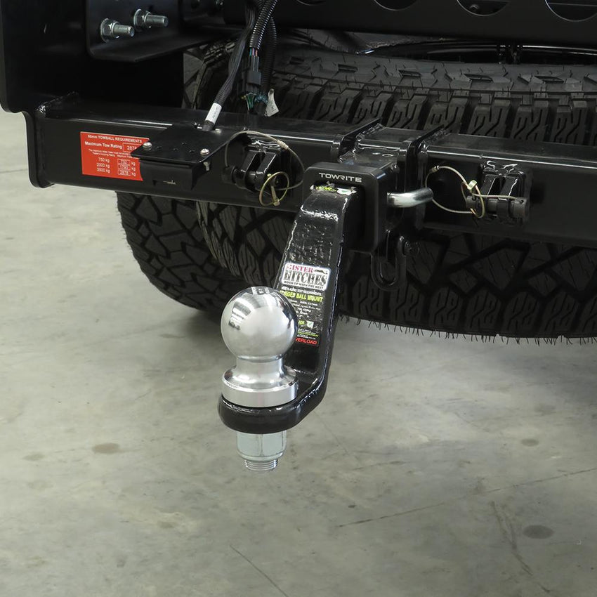 Towbar 150Mm Drop Solid Ballmount For 70Mm Ball 4500Kg Rated