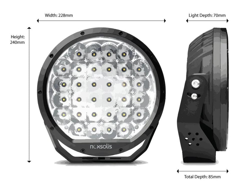 Noxsolis Nx920 9" Spot Light Pair