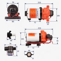 Seaflo Washdown Pump Kit 24V 70psi