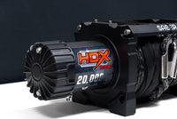 Saber HDX Winch Unfitted 24V 20,000Lb 12mm x 25m Synth