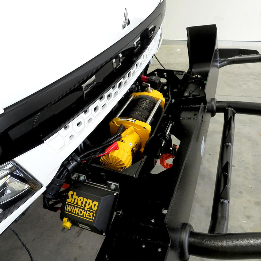 Sherpa Winch Unfitted 12V 17,000Lb 45M Synthetic Cable & Hawse**