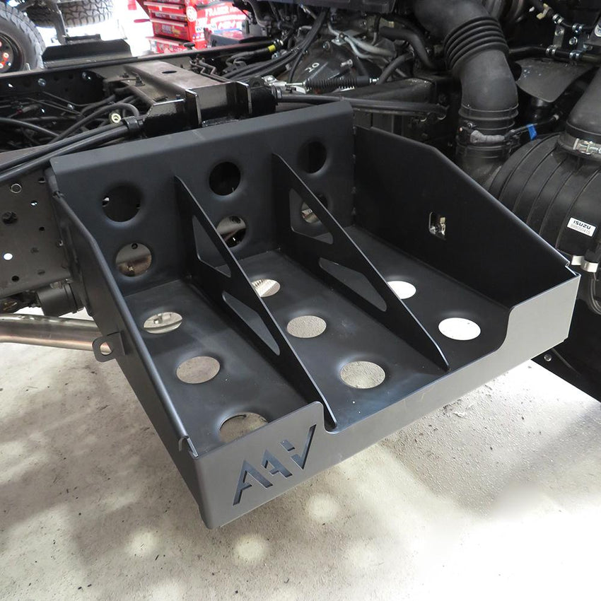 Isuzu NPS 2012+ - Wide 3 Position Battery Tray For 300Ah Batteries