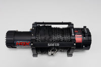 Saber HDX  Winch Unfitted 12V 20,000Lb 12mm x 25m Synth