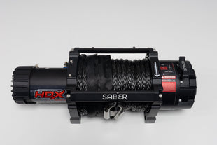 Fuso FGB71/84 12V 20,000Lb Saber Winch 21M Synthetic Cable - Fitted