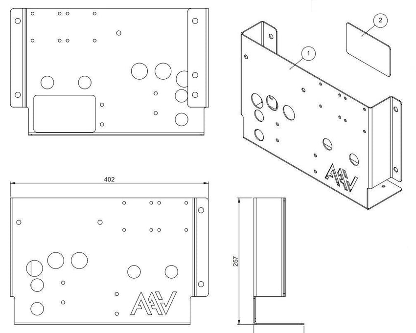 Isuzu Battery Fuse Panel Power Board