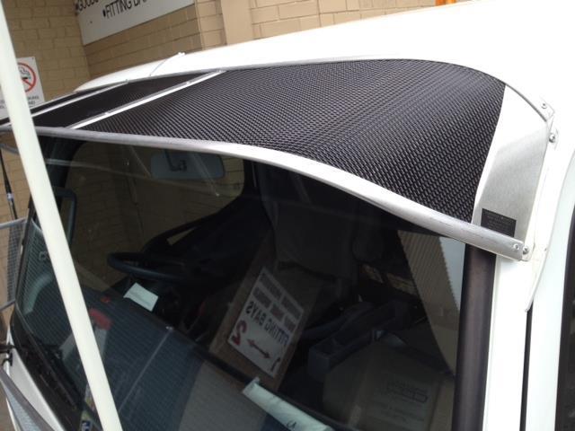 Fuso FGB71 Windscreen Sunvisor - Wide Cab FITTED