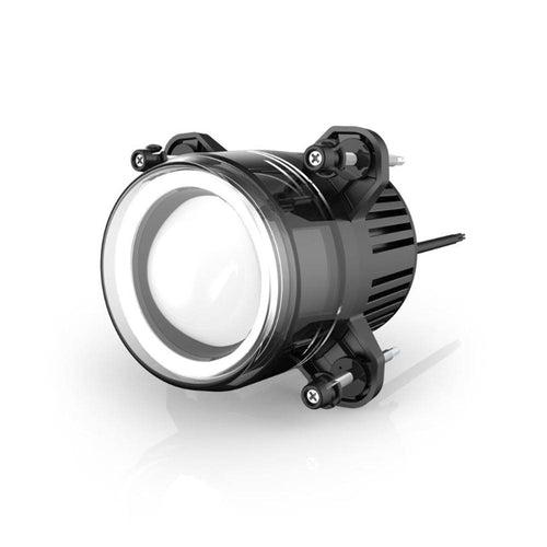 LED 90mm Low Beam Head Lights For Bull Bar - Pair Fitted