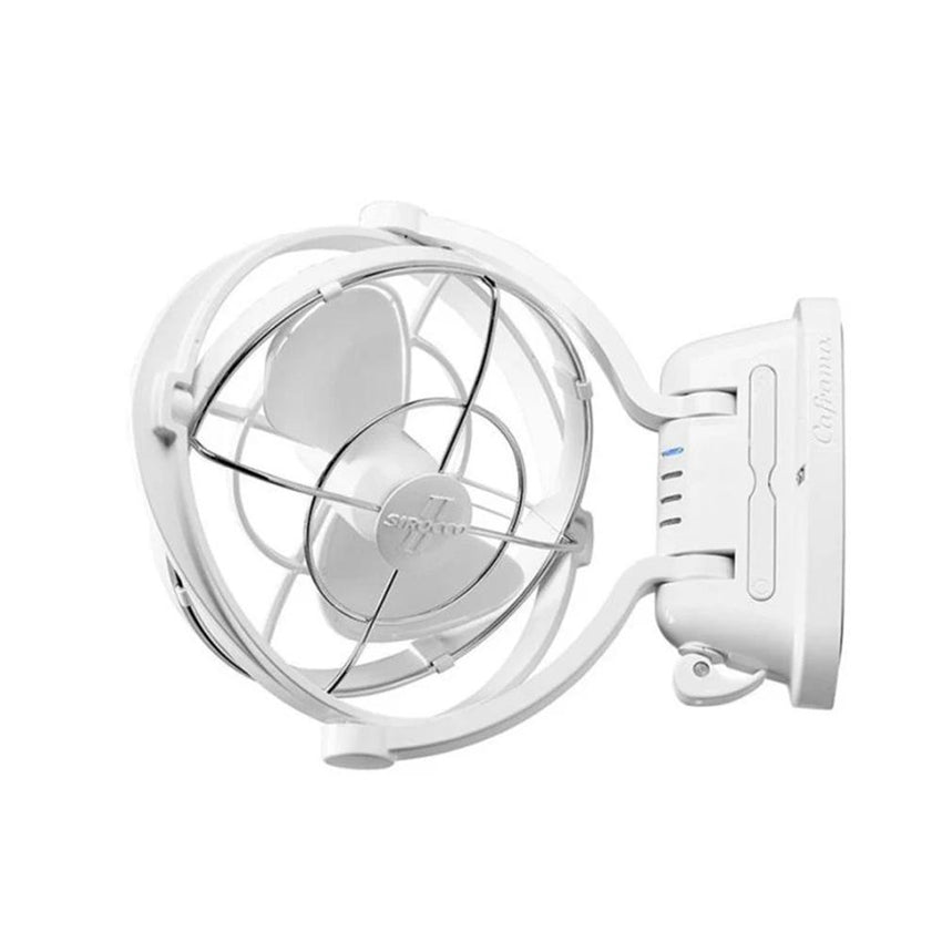Whitevision / Sirocco White Fan 12/24V Fitted To The 'B' Pillar Of Crew Cab