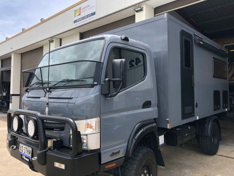 Fuso FGB71 Black Windscreen Stone Guard FITTED