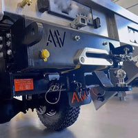 Isuzu NPS 2008+ Rear Winch Mount Cradle Carbon**