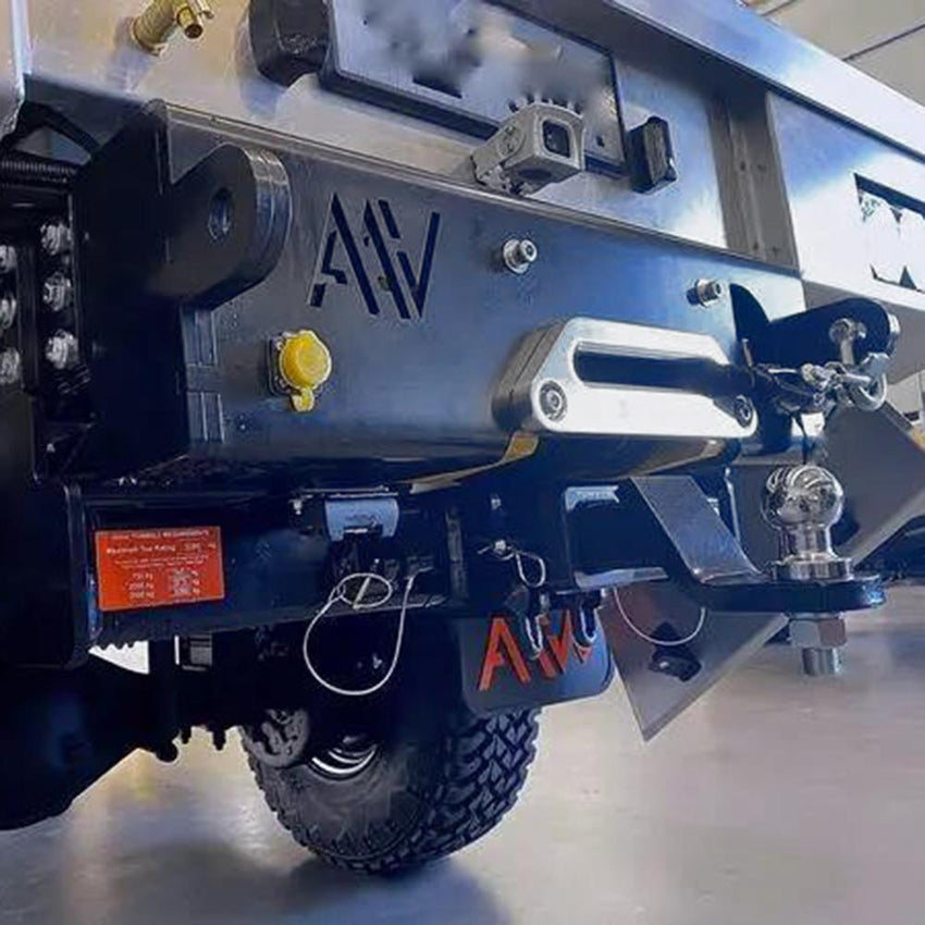 Isuzu NPS 2008+ Rear Winch Mount Cradle Carbon**