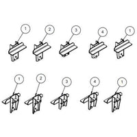 Fuso FGB71 Dc Kinetic Above Chassis Mount Kit (8+56Pcs) Powdercoated