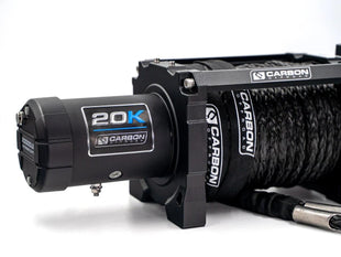 Fuso FGB71/84 12V 20,000Lb Carbon Winch 21M Synthetic Cable - Fitted