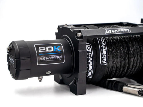 Fuso FGB71/84 12V 20,000Lb Carbon Winch 21M Synthetic Cable - Fitted