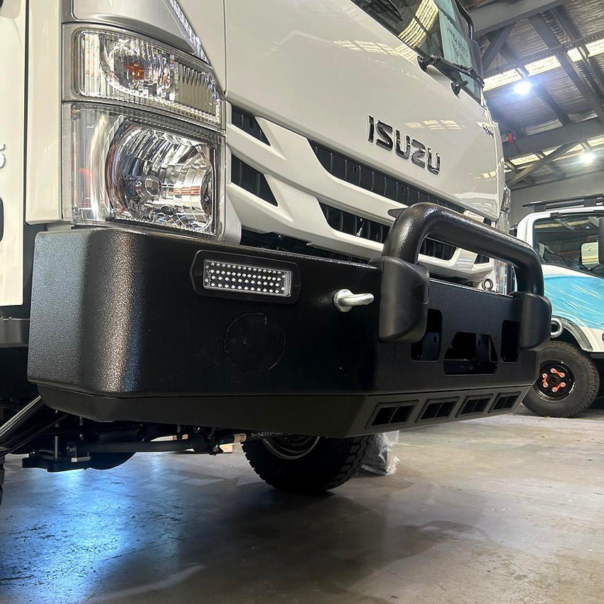 Isuzu NPS 2008+ Nudge Bar 2024 design Winch & Light Compatible