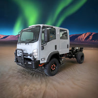 New Isuzu 75/155 Crew Cab  Manual 7000Gvm + Bull bar+ 35" Xplora SSW