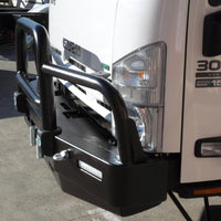 Isuzu NPS (N5 Series) 2000-08 Winch Bull Bar Ripple Black Fitted
