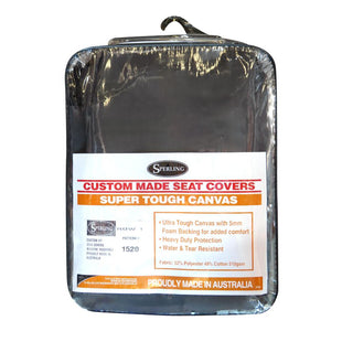 AAV4X4 Isuzu Heavy Duty Grey Canvas Seat Cover For Upgraded Oem Passenger