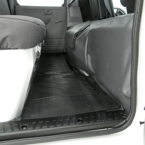 Fuso FGB71 OEM Full Width Rubber Floor Mat - Rear