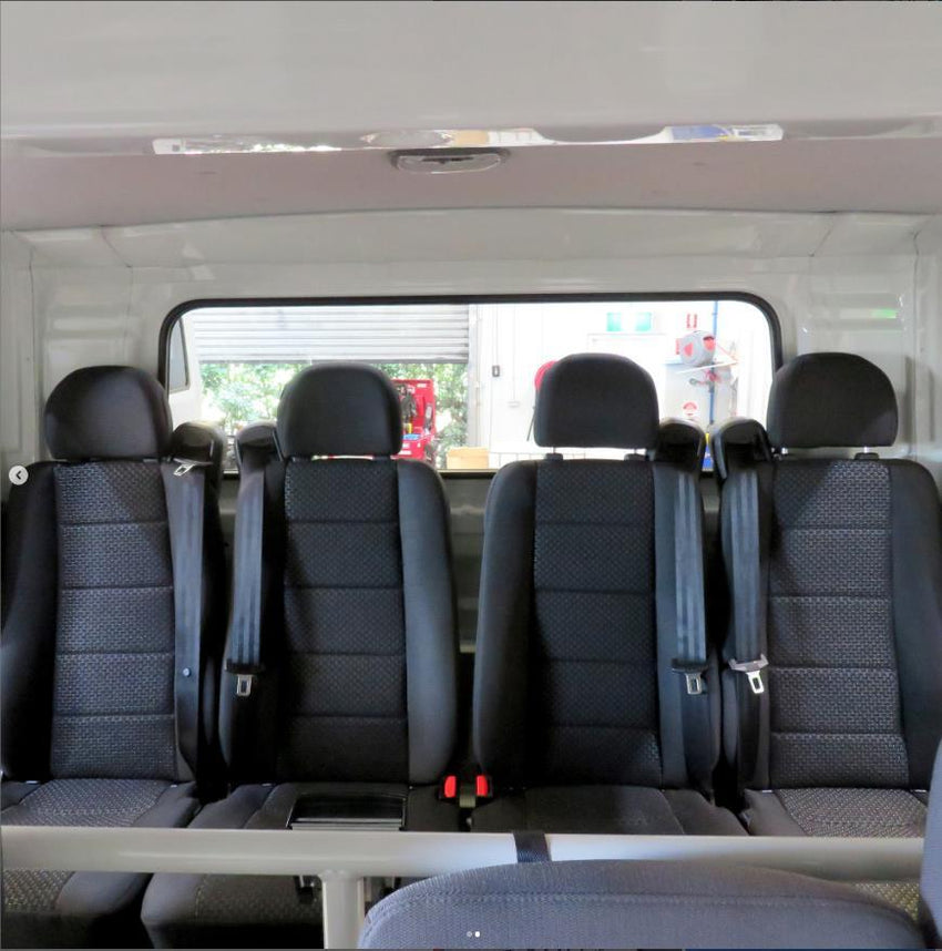 Isuzu Upgraded Three Seat Conversion For Rear, 3 Point Seat Belts Fitted