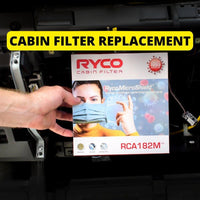 Isuzu Replacement  Air Cabin Filter Fitted