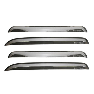 Fuso Canter Chrome FGB71/FG84 Crew Cab Slimline Weathershield PAIR