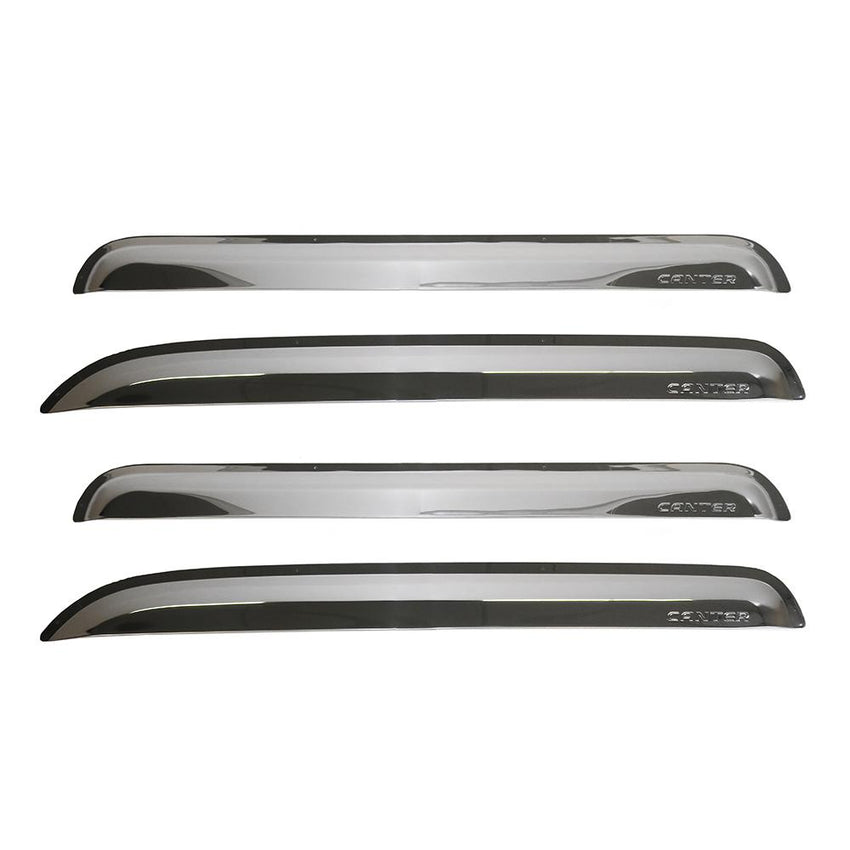 Fuso Canter Chrome FGB71/FG84 Crew Cab Slimline Weathershield PAIR
