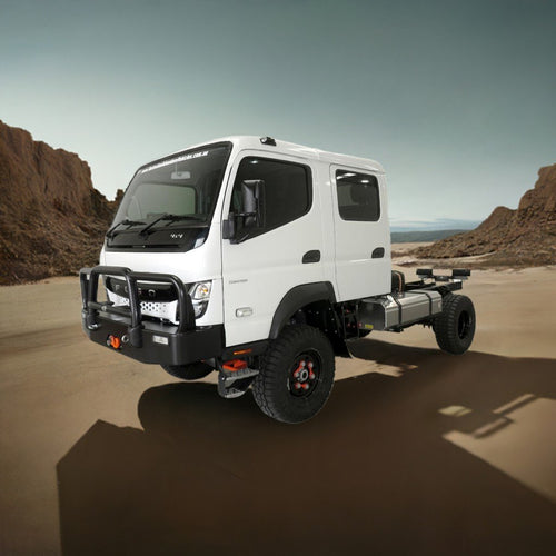 AAV4X4 New Fuso 2026 E6 FGB71 4X4 Crew Cab Chassis 5600Gvm-40"MT