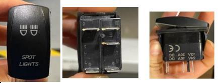 Rocker Switch 5P Spot Lights Fuso