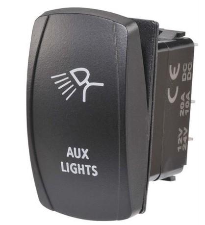 Rocker Switch Aux Lights On/Off Tdr11013